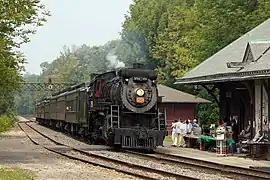 No. 3254 when it slowed to a stop in Moscow, Pennsylvania, on September 4, 2011