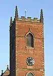 The Tower of Saint Bartholomew's Church, Upper Penn, rebuilt by William Barker in 1765