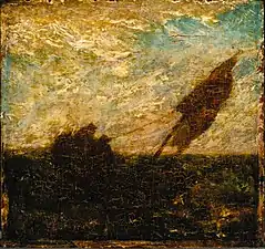 Albert Pinkham Ryder, The Waste of Waters is Their Field, early 1880s, Brooklyn Museum
