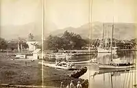 The Wharf, Papeete, Tahiti, 1887