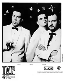 1992 4AD/Warner US promotional photo for Queer: Mick Allen, Mark Cox, Andrew Gray.