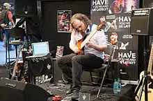 Alex Hutchings at NAMM Show in 2014