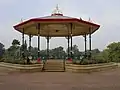 The bandstand in the park