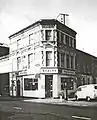 Corner 19th c. shop building in Empress Place/Lillie Road, Fulham