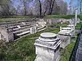 Four-columned temple dedicated to Isis Lochia, Sanctuary of Isis