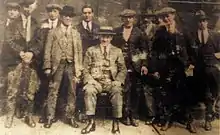Picture of the Sabinis and Cortesis in 1920. With harry Cortesi in the boater hat.