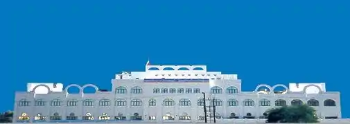 The school building at Madinat Qaboos in Oman by Basil Al Bayati