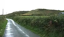 Southern slopes of Din Sylwy hillfort