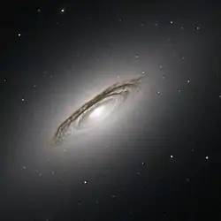 NGC 6861 is a lenticular galaxy discovered in 1826 by the Scottish astronomer James Dunlop.