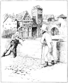 Kerr's illustration for a story on Kaspar Hauser, 1893