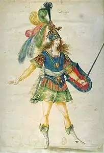 The costume of the soldier