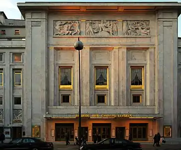 The Théâtre des Champs-Élysées (1913) in Art Deco style