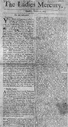 The Ladies Mercury, February 27, 1693