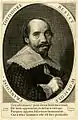 Engraving of Hals's portrait of Theodore Blevet, colleague of Pierre de la Chambre, by Theodor Matham