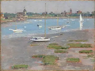 Low Tide Riverside Yacht Club, (1894), Collection of Margaret and Raymond Horowitz