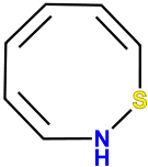 Chemical structure of thiazocine.