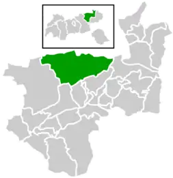 Location within Kufstein district