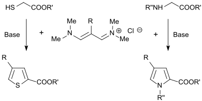 Synthese von Thiophenen und Pyrrolen