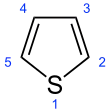 Skeletal formula showing numbering convention