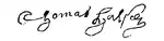 Signature of Thomas Halsey