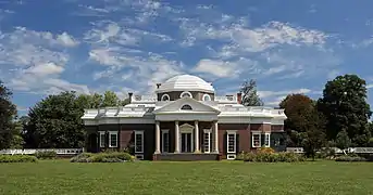 A photo of the house Monticello