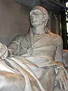 Close-up of Chantrey's sculpture of Thomas Kinnersley I.