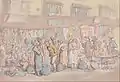 Rag Fair (now Petticoat Lane Market) by Thomas Rowlandson, late-18th century