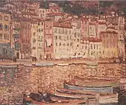 Le Port de Villefranche-sur-Mer (oil on canvas, 1906).
