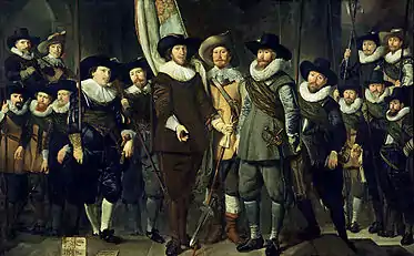 Thomas de Keyser (1632), The Company of Captain Allaert Cloeck and Lieutenant Lucas Jacobsz. Rotgans