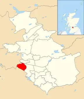 Location of the ward