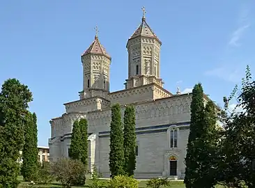 Church with a decorated facade