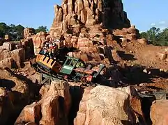Frontierland(theming for Big Thunder Mountain Railroad)