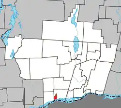 Location within Papineau RCM