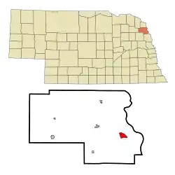 Location of Macy, Nebraska