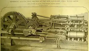 Thwaites and Carbutt Rolling Mill for Bolckow Vaughan's Eston Ironworks, 1877