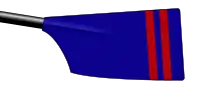 Image showing the rowing club's blade colours