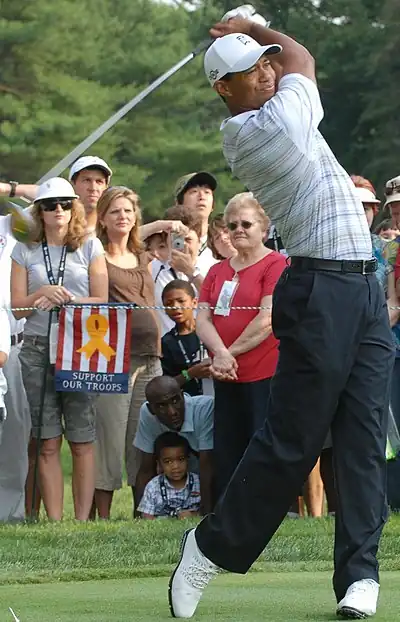 Tiger Woods was born to an Asian-American mother and African-American father.