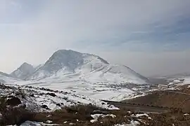 View of the village from north-south Armenian highway.