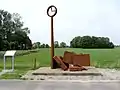 Time traveller statue
