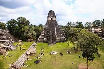 Temple of the Great Jaguar, Tikal, Guatemala, c.732