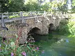 Bridge over the River Wey to the North West Corner of Tilford Green