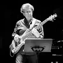 Tim Landers performing in 2019