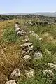 Remains of thick wall at Khirbet et-Tibbâneh