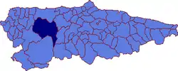 The Municipality of Tineo within Asturias