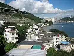 Ting Kau Beach as seen from Castle Peak Road