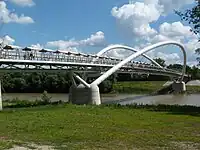 Tiszavirág bridge in Szolnok