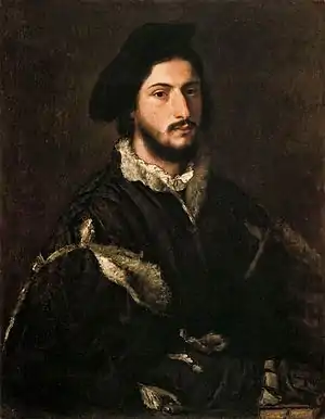 TitianPortrait of Vincenzo Mosti. 85 × 67 cm.