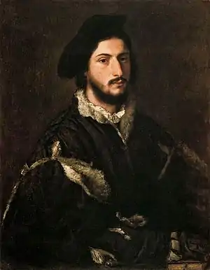 Titian, Portrait of a Man (Tommaso Mosti?), ca. 1520.