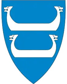 Coat of arms of Tjølling(1971-1987)