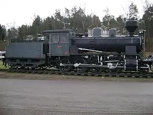 VR Class Tk3 steam locomotive no. 1170 in Karis